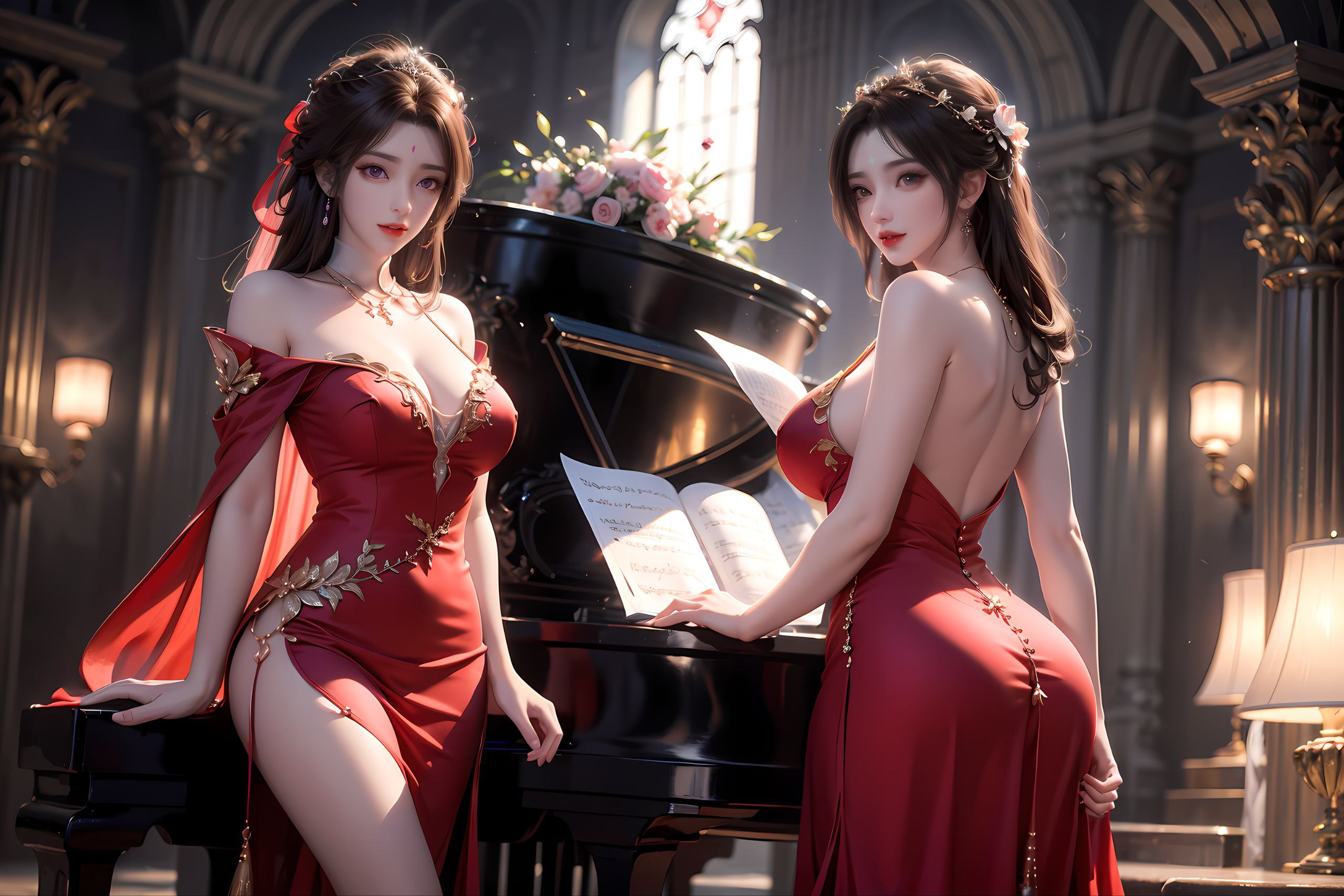 都能在桃花