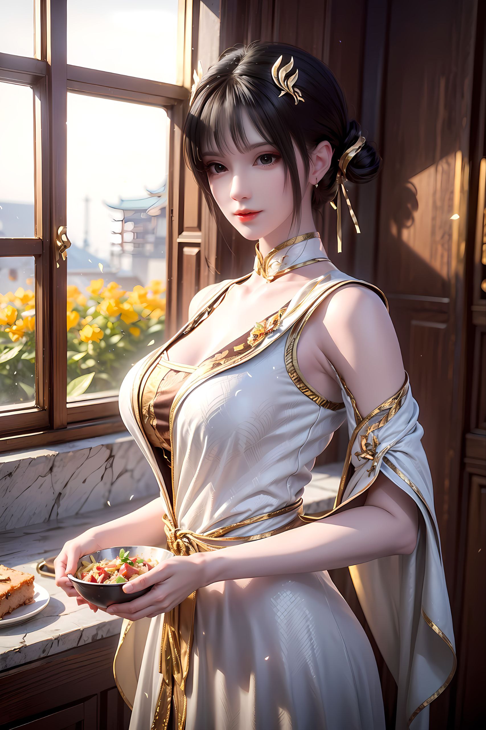 而且